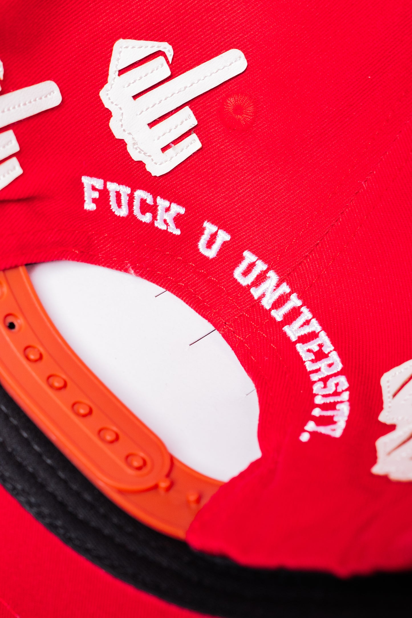 Red FU "Middle Finger Hat"