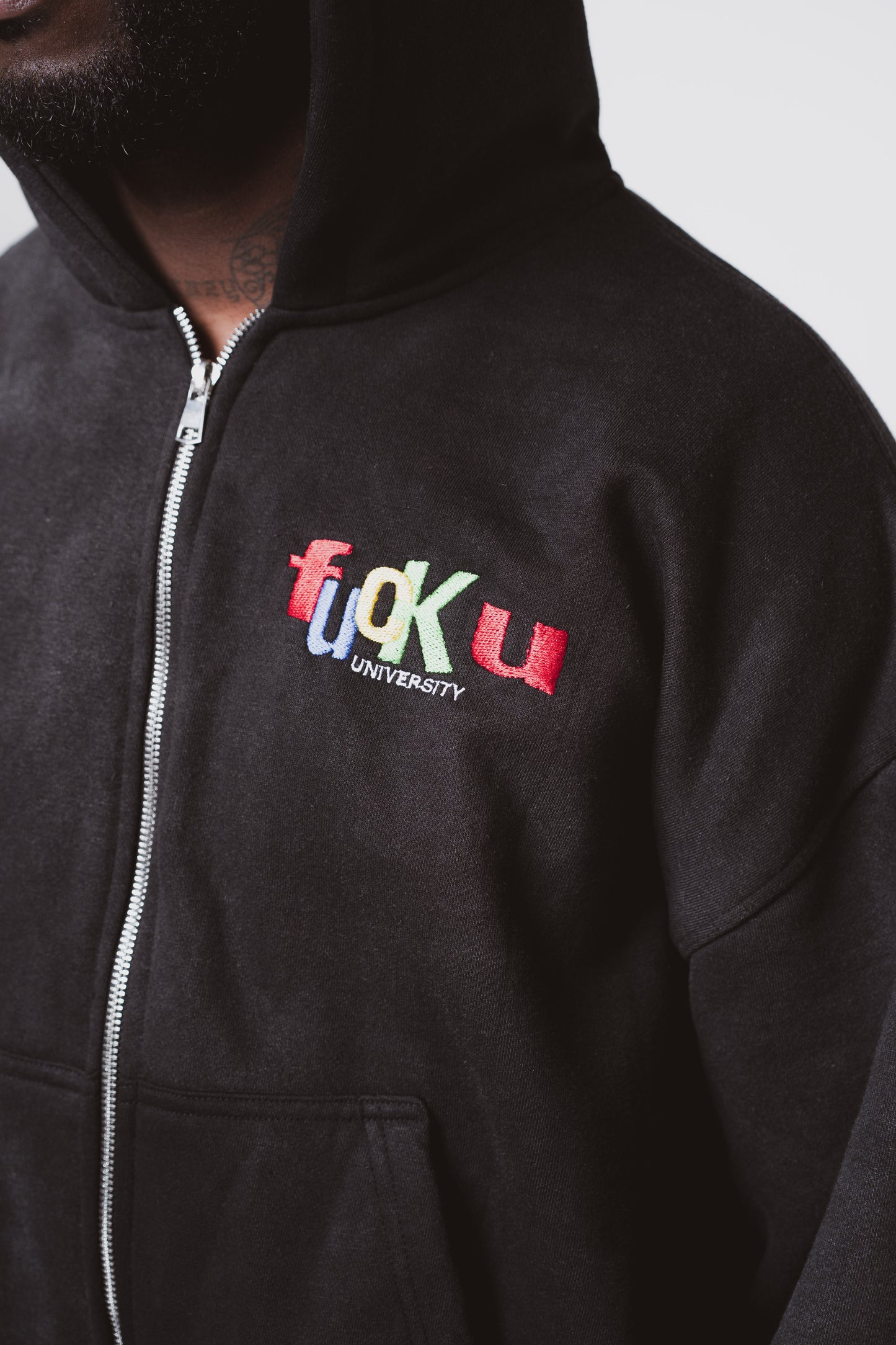 Black "FU" Zip Ups
