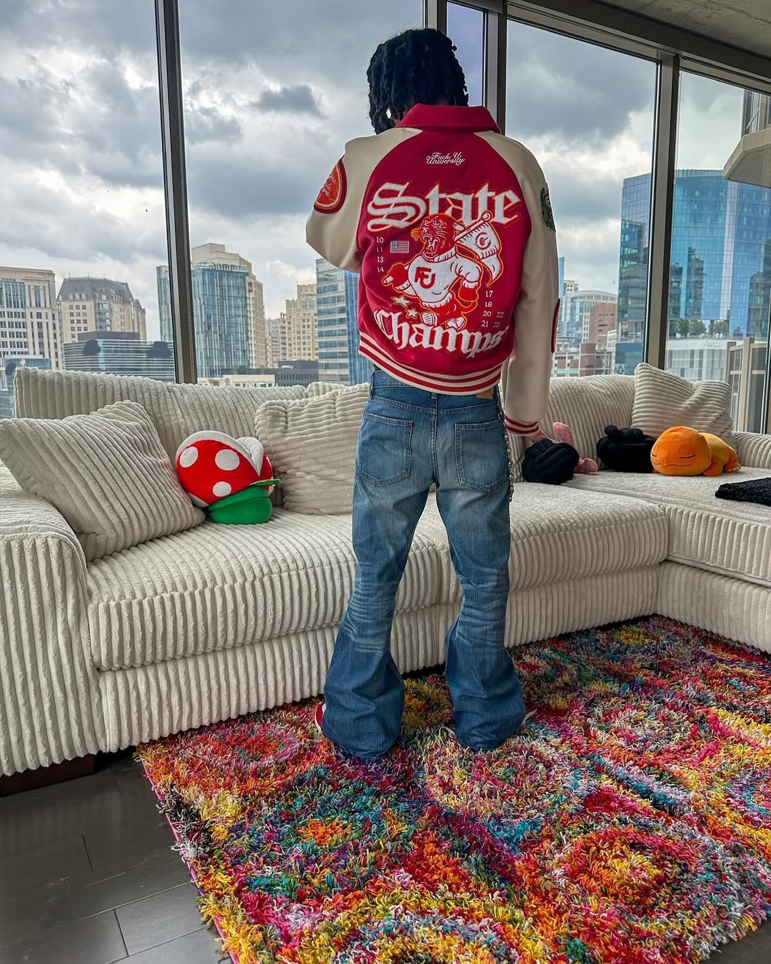 Red Varsity Jacket