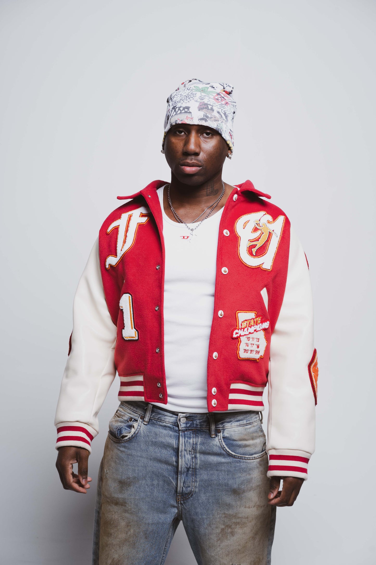 Red Varsity Jacket