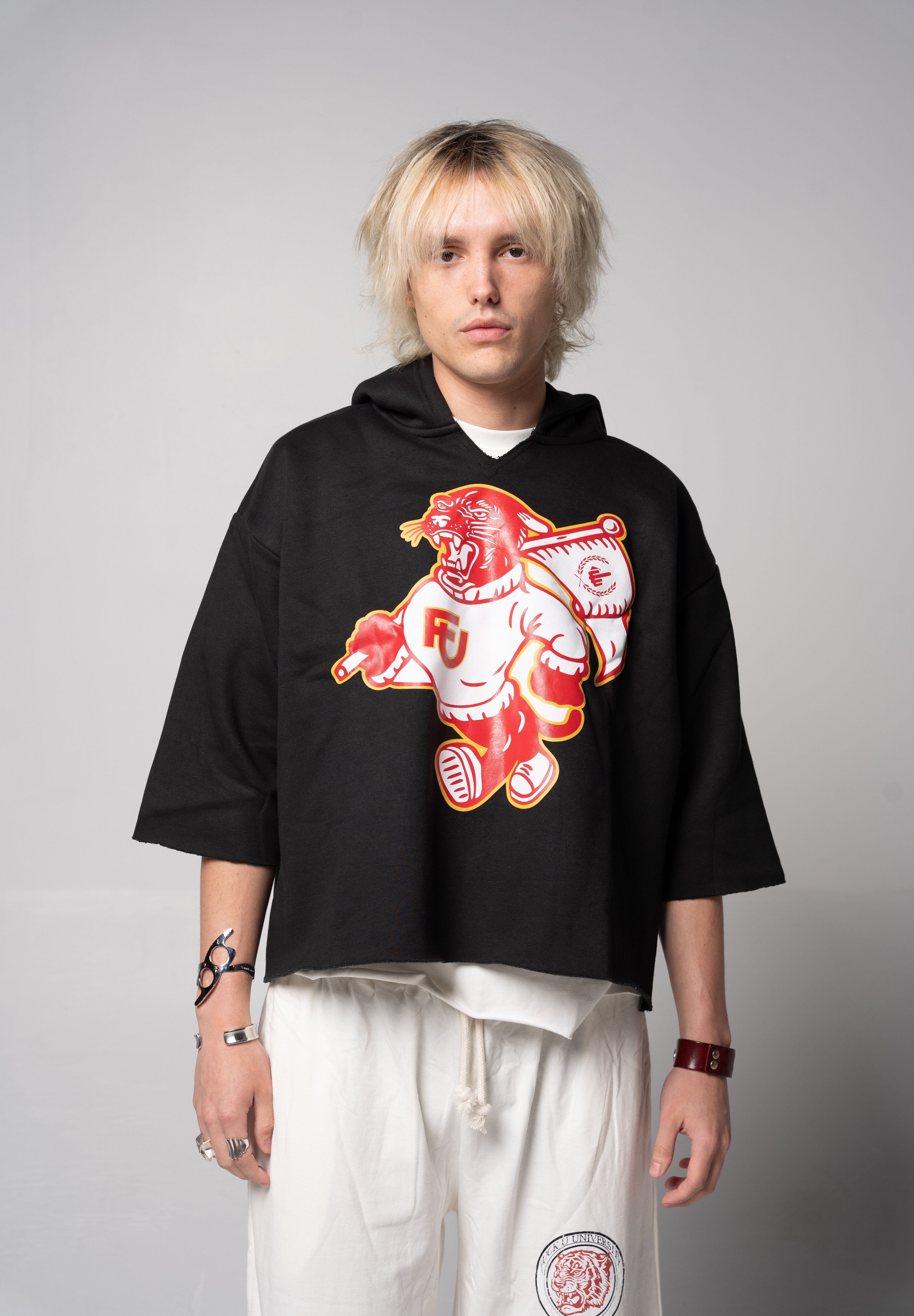 Black Mascot Hoodie