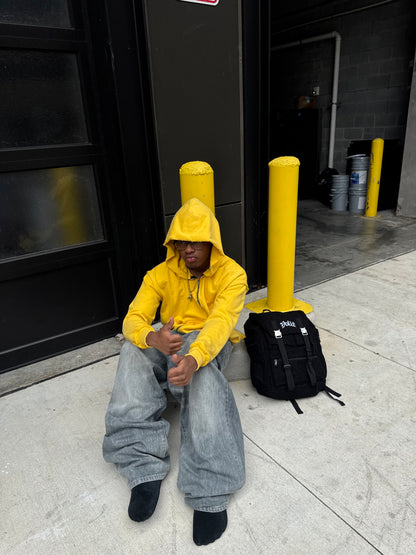 Yellow Detention Zip Up Blank