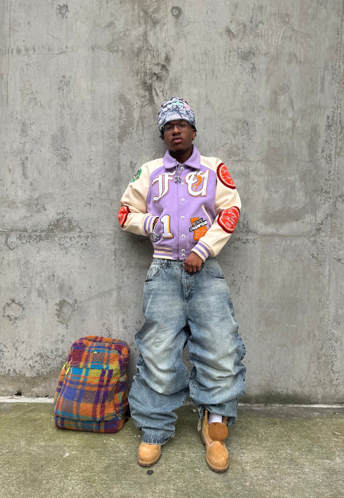 Purple Varsity Jacket