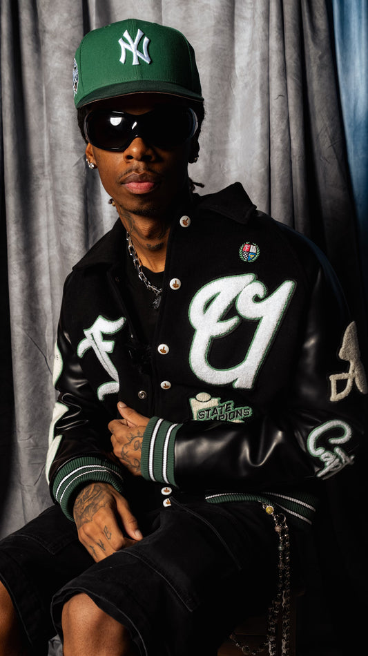 Black (Jock) Varsity Jacket