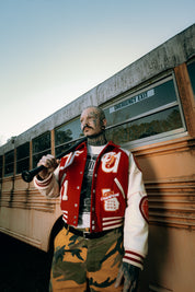Red Varsity Jacket