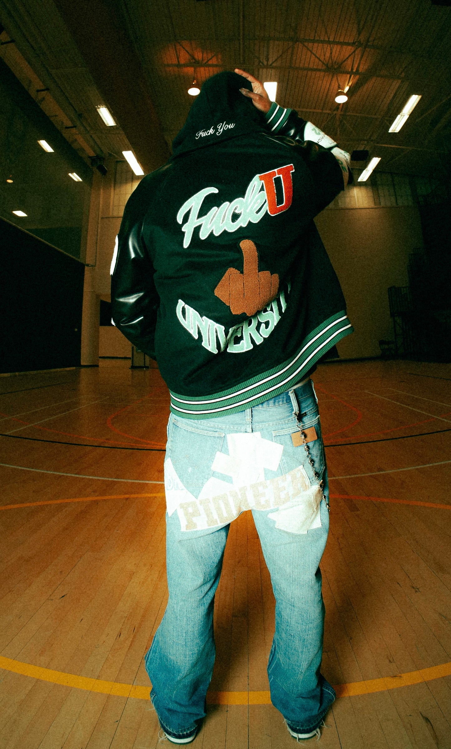 Black (Jock) Varsity Jacket